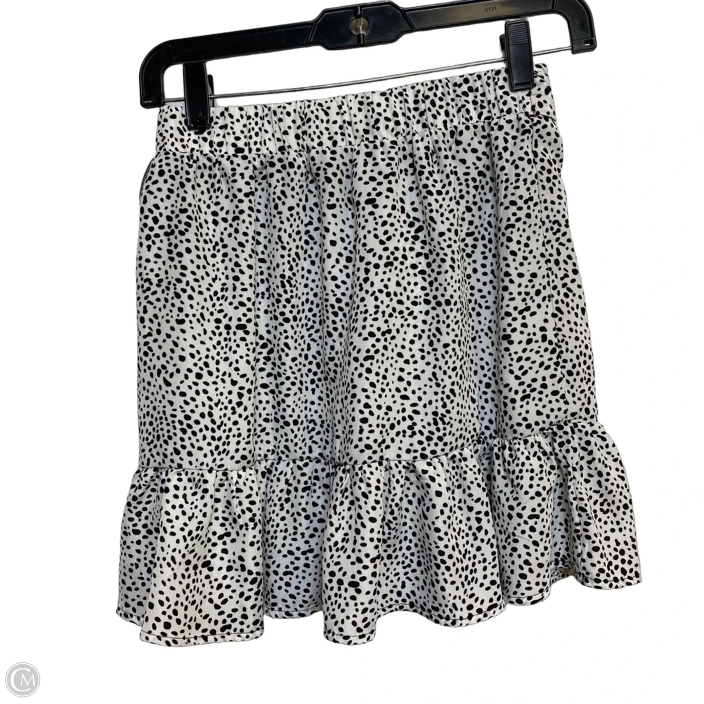 Skirt Mini & Short By Shein In Black & White, Size: Xs