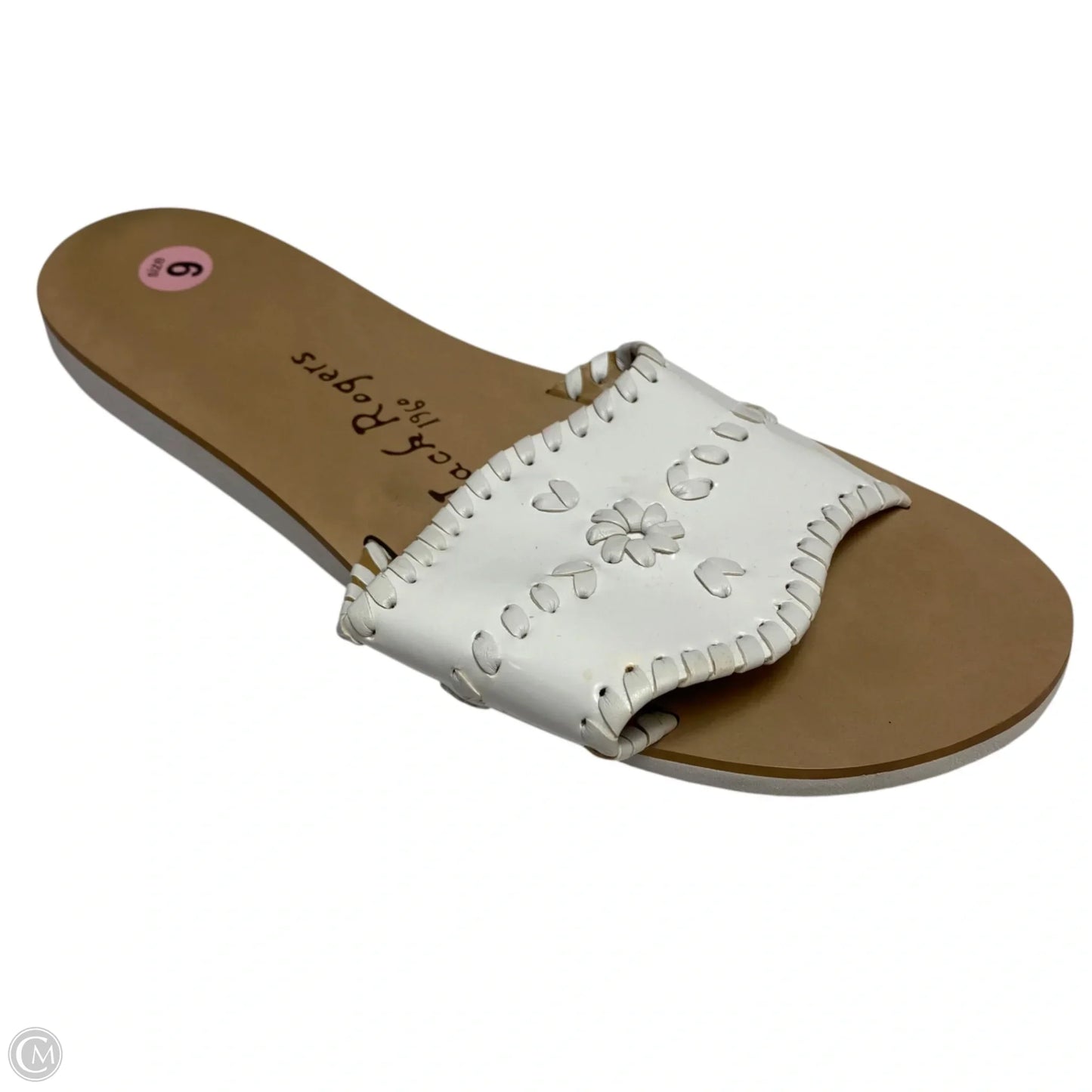 Sandals Designer By Jack Rogers In White, Size: 9