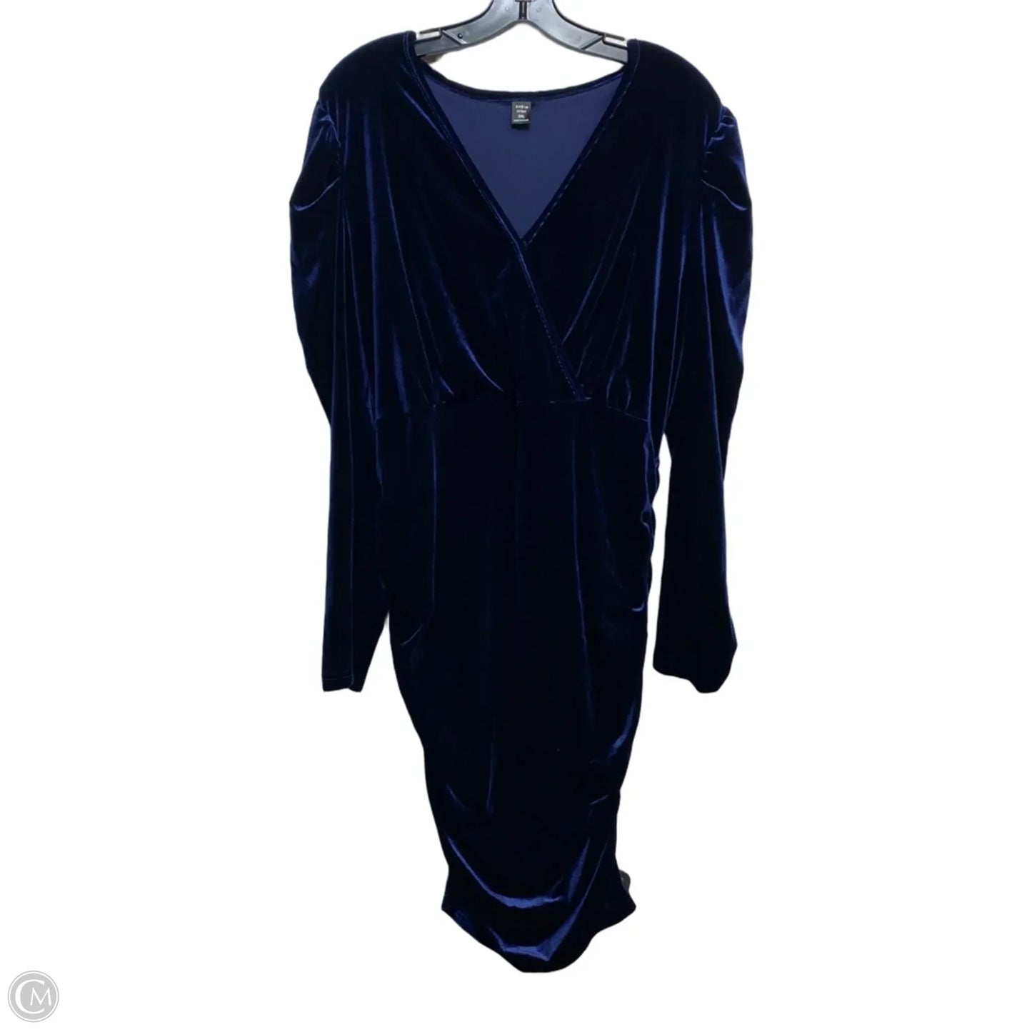 Dress Party Midi By Shein In Blue, Size: 2x