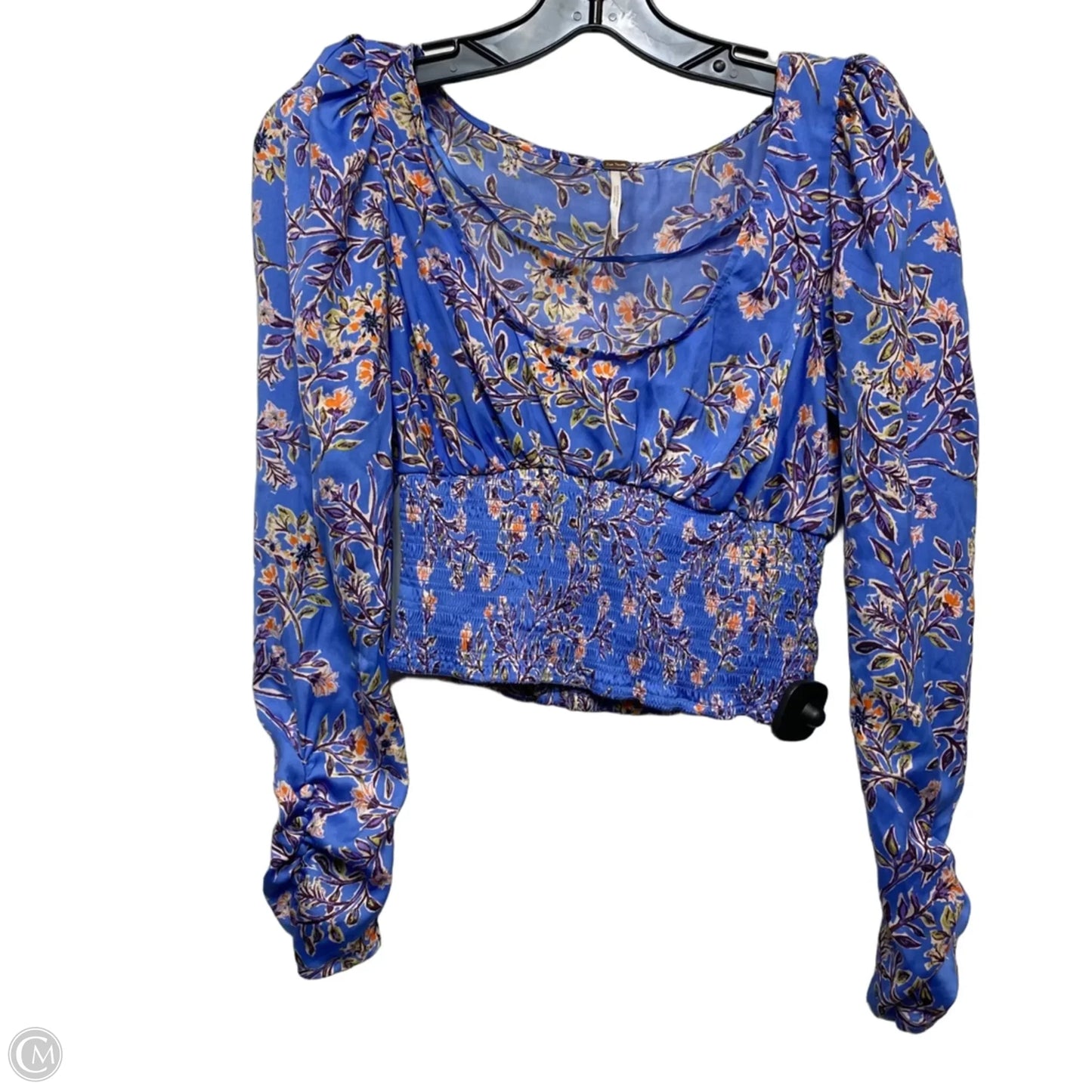Top Long Sleeve By Free People In Blue, Size: Xs