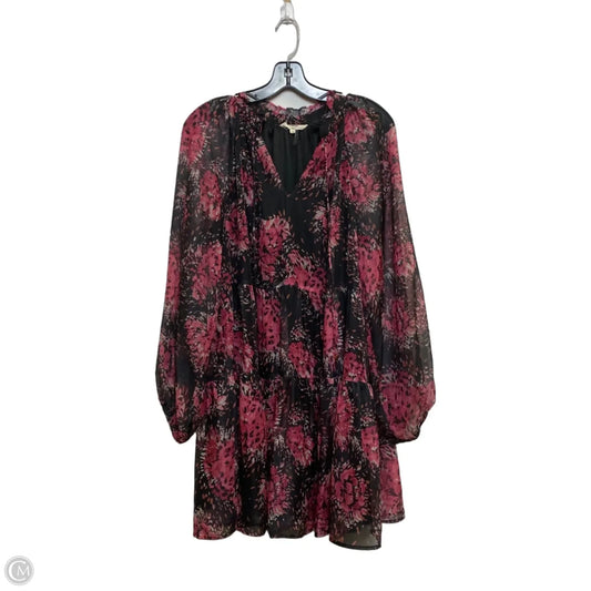 Dress Casual Short By Entro In Black & Pink, Size: M