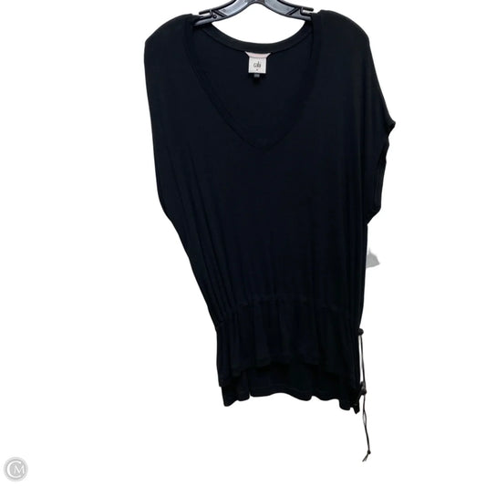 Top Short Sleeve By Cabi In Black, Size: M