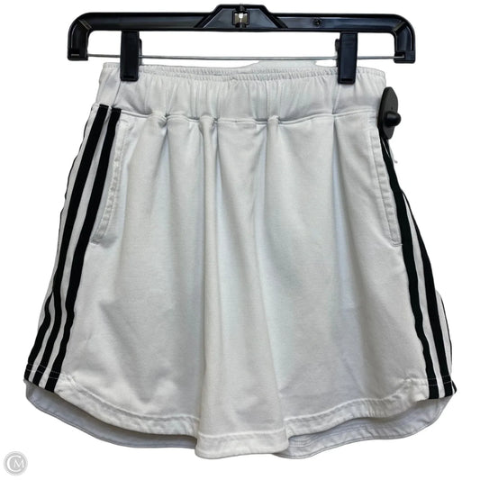 Athletic Skort By Adidas In White, Size: S