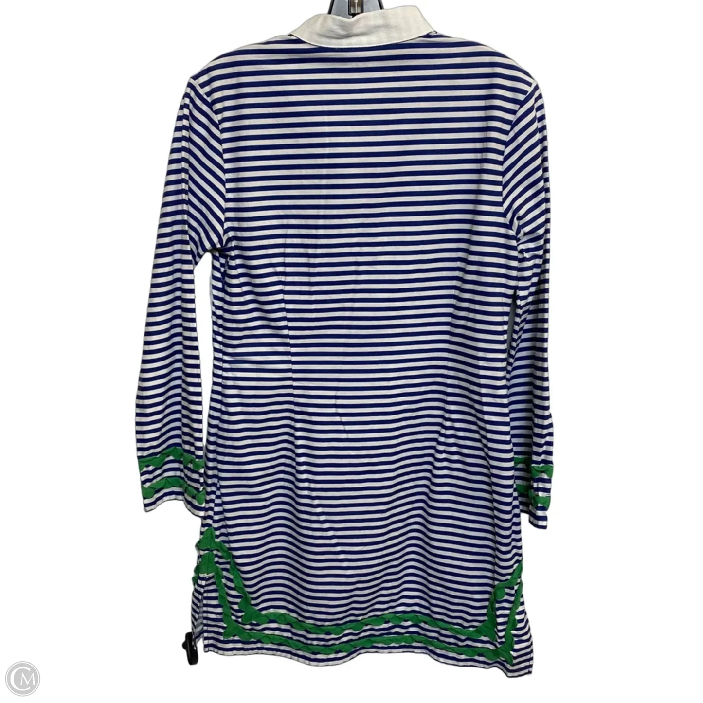 Dress Casual Short By Sail To Sable In Blue & White, Size: S