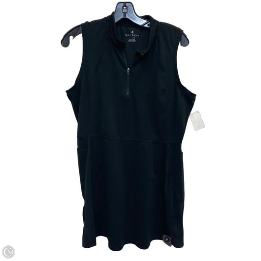 Athletic Dress By Danskin In Black, Size: L
