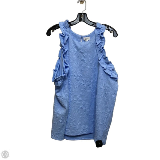 Top Sleeveless By Crown And Ivy In Blue, Size: Xxl