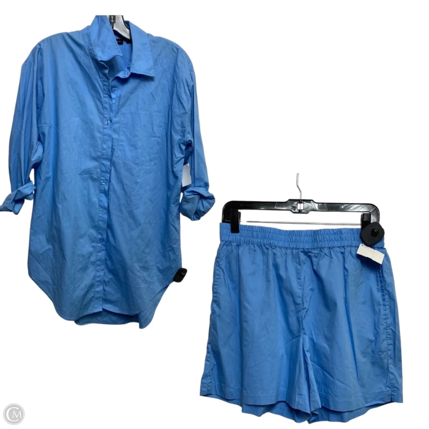 Shorts Set By New York And Co In Blue, Size: M