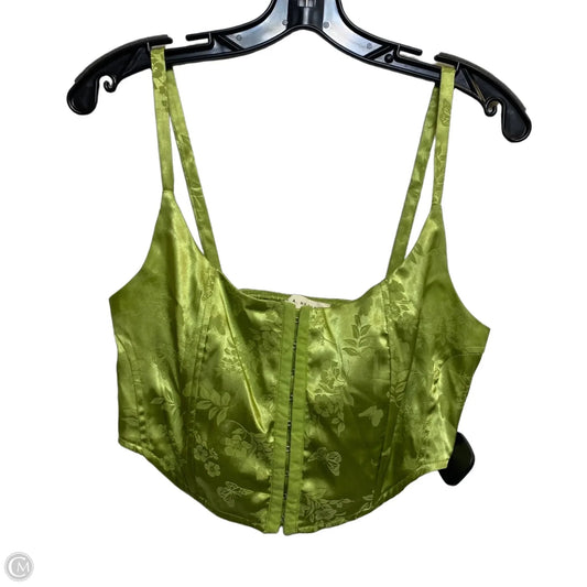 Top Sleeveless By La Hearts In Green, Size: S