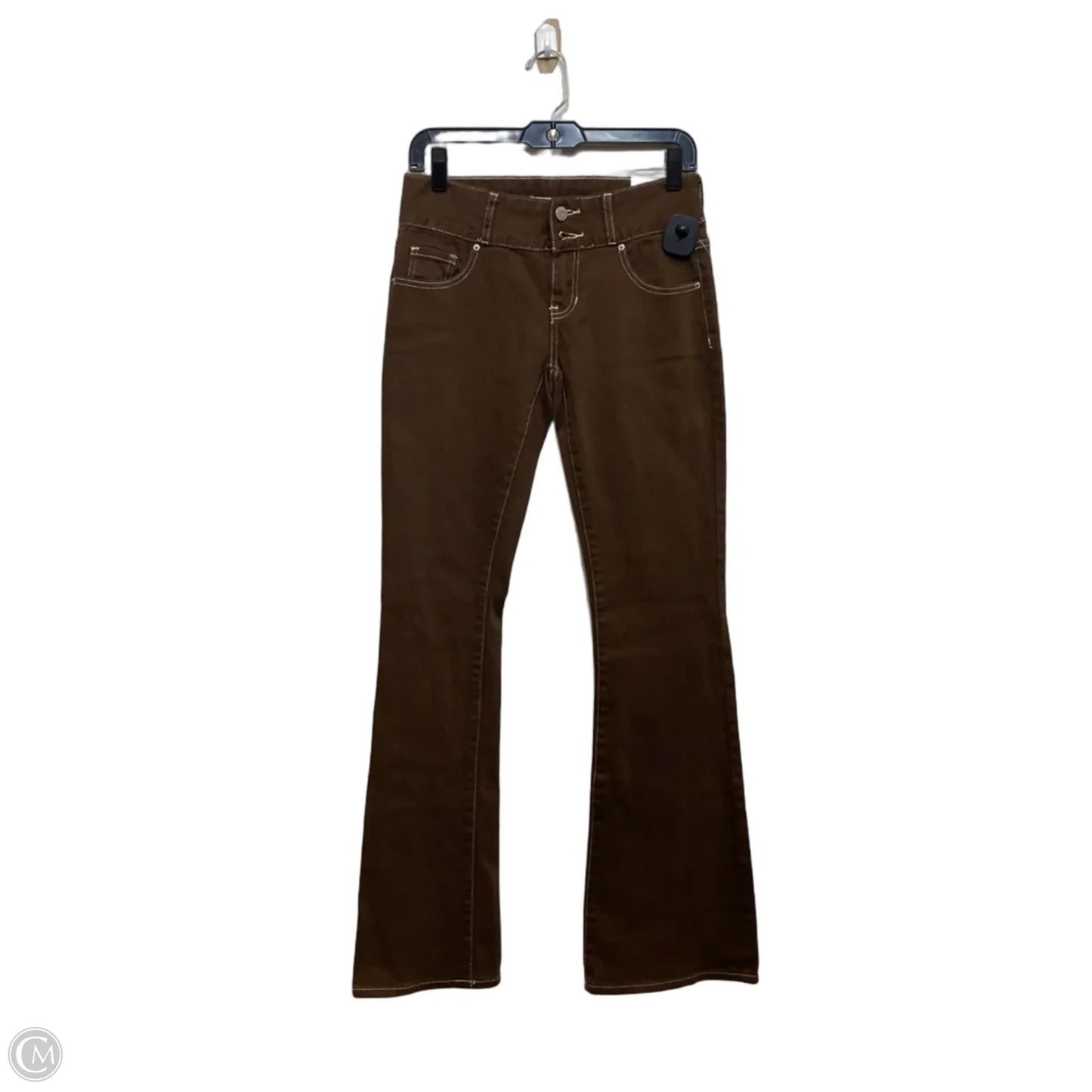 Jeans Boot Cut By Pacsun In Brown Denim, Size: 2