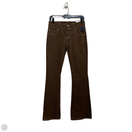 Jeans Boot Cut By Pacsun In Brown Denim, Size: 2