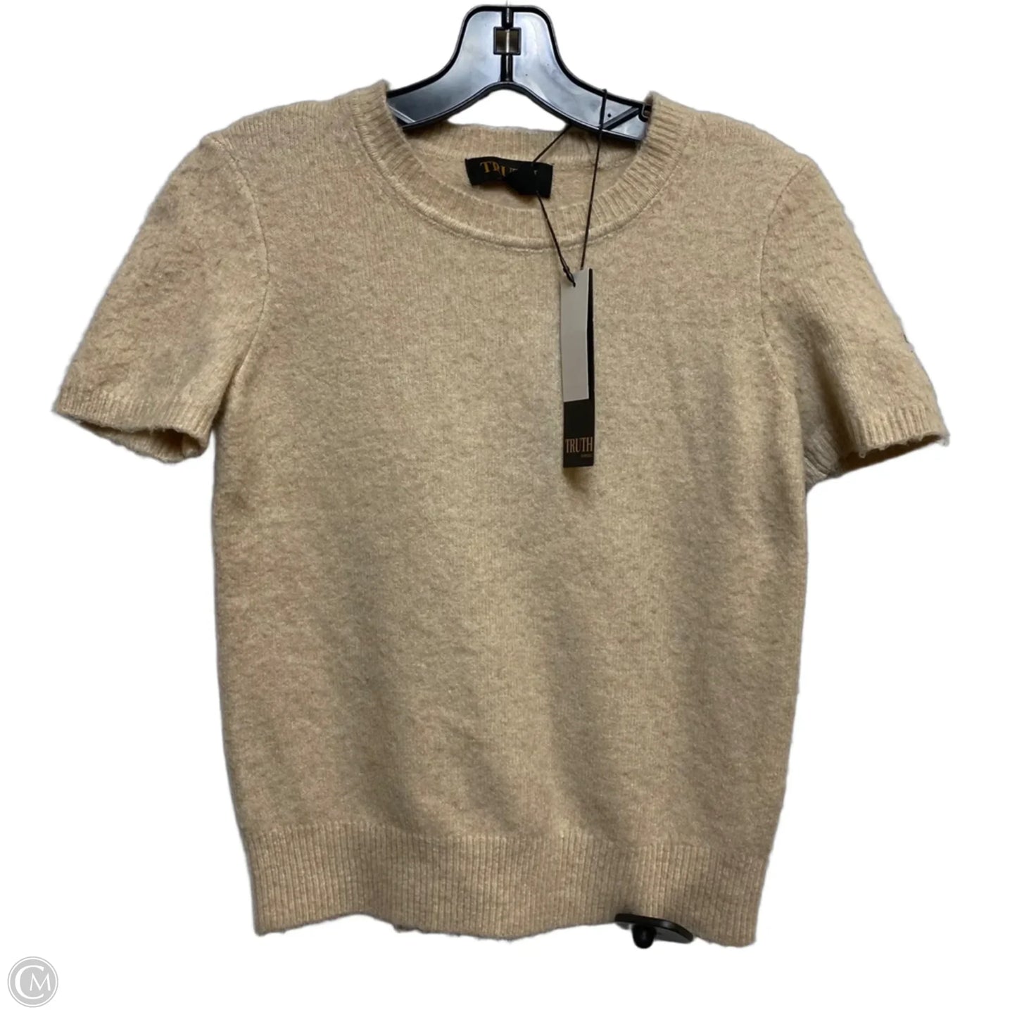 Top Short Sleeve By Truth In Tan, Size: Xs