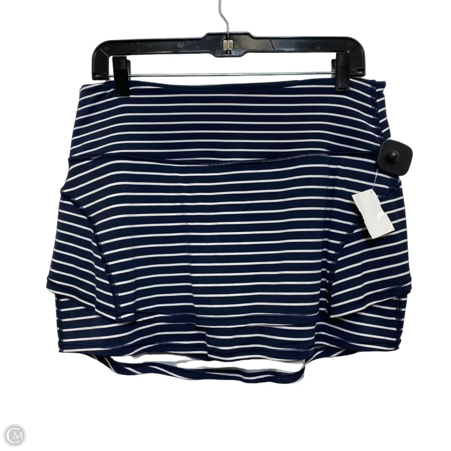 Athletic Skort By Athleta In Blue & White, Size: M