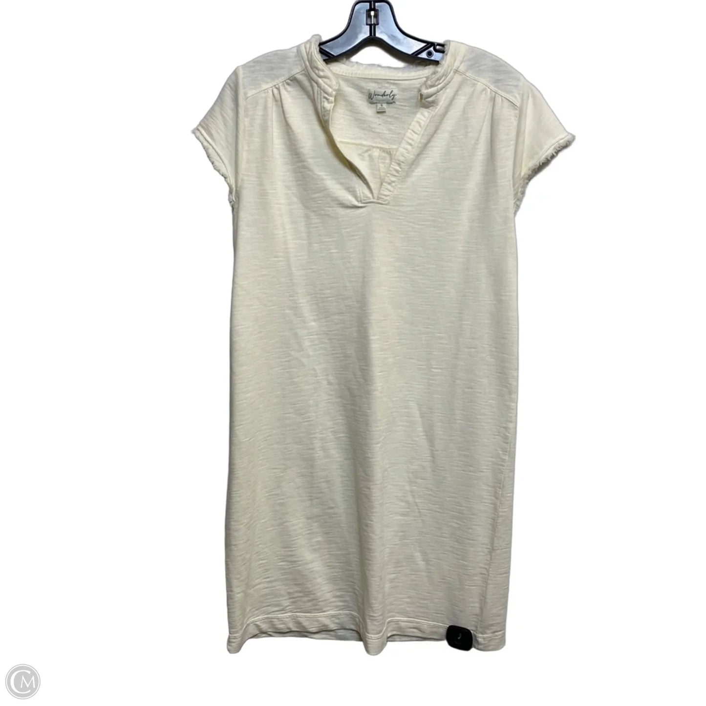 Dress Casual Short By Wonderly In Cream, Size: S