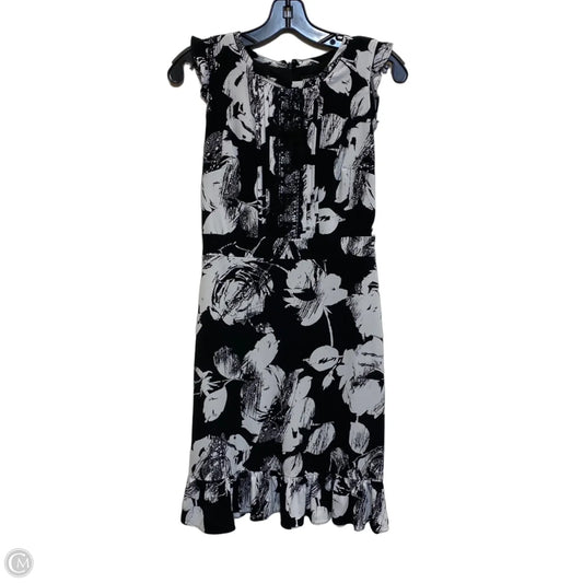 Dress Designer By Karl Lagerfeld In Black & White, Size: Xs