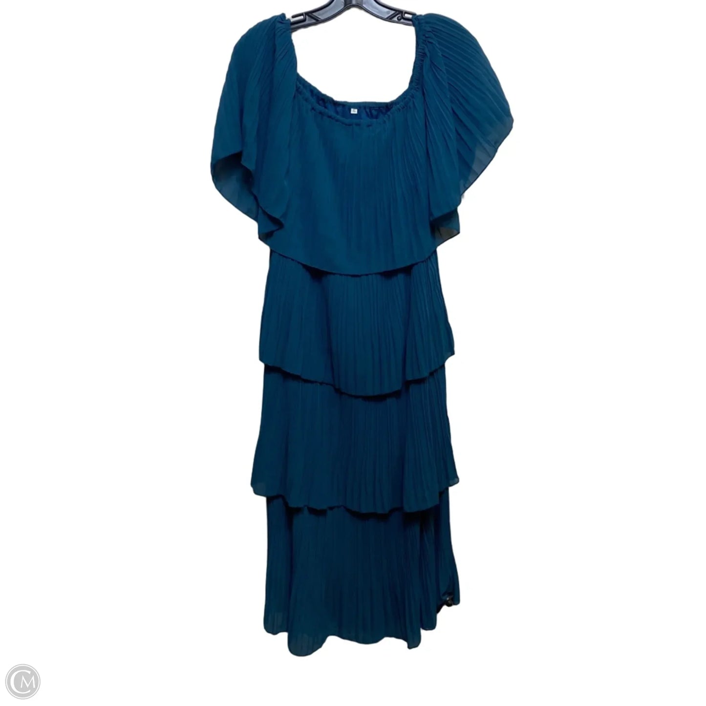 Dress Casual Maxi By Cmf In Blue, Size: Xl