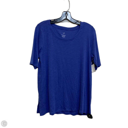 Top Short Sleeve By J. Jill In Blue, Size: M