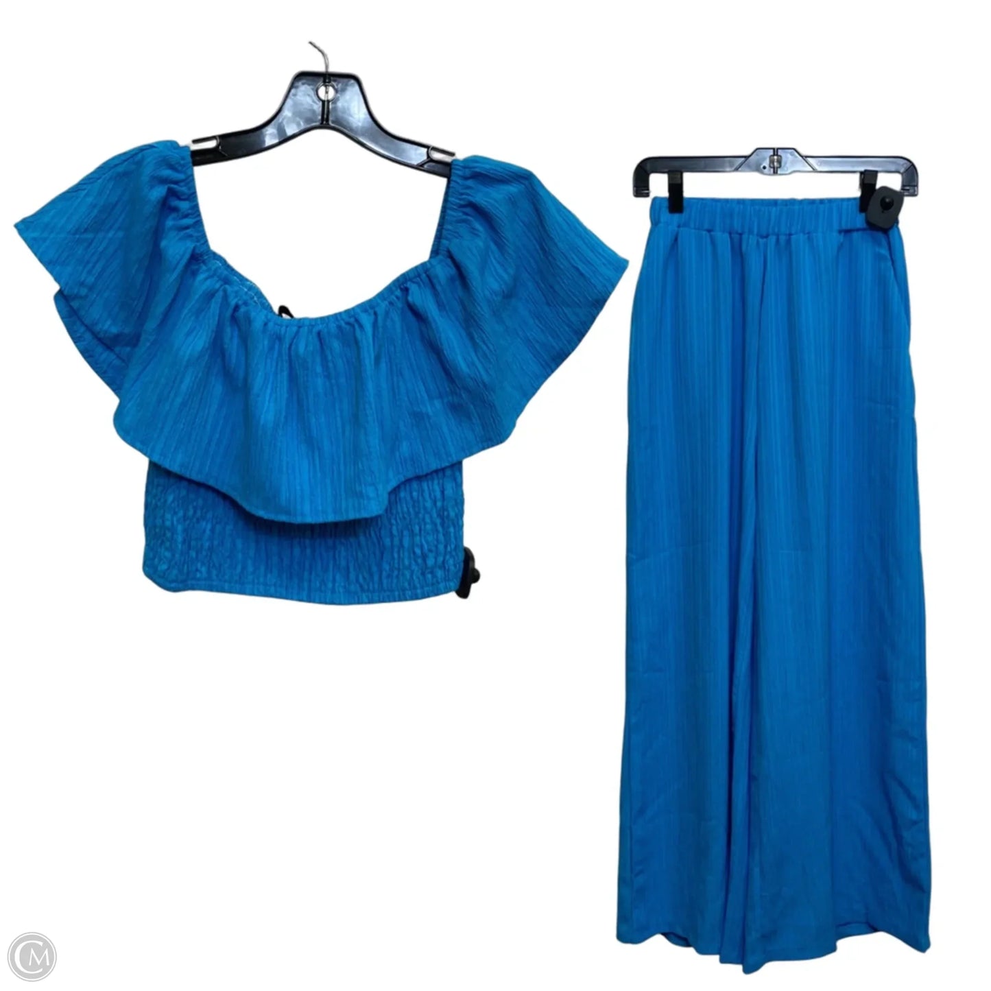 Pants Set 2pc By Shein In Blue, Size: S