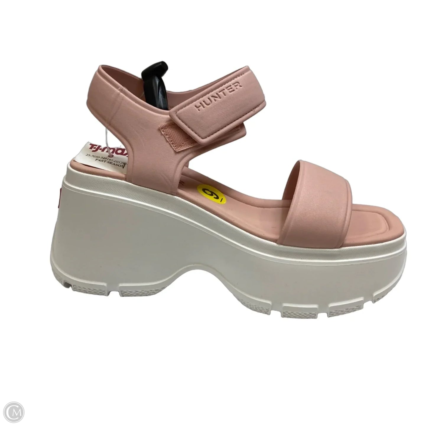 Sandals Designer By Hunter In Pink, Size: 9