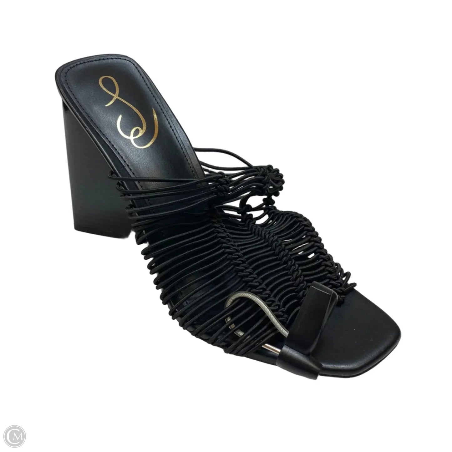 Sandals Heels Block By Sam Edelman In Black, Size: 8.5