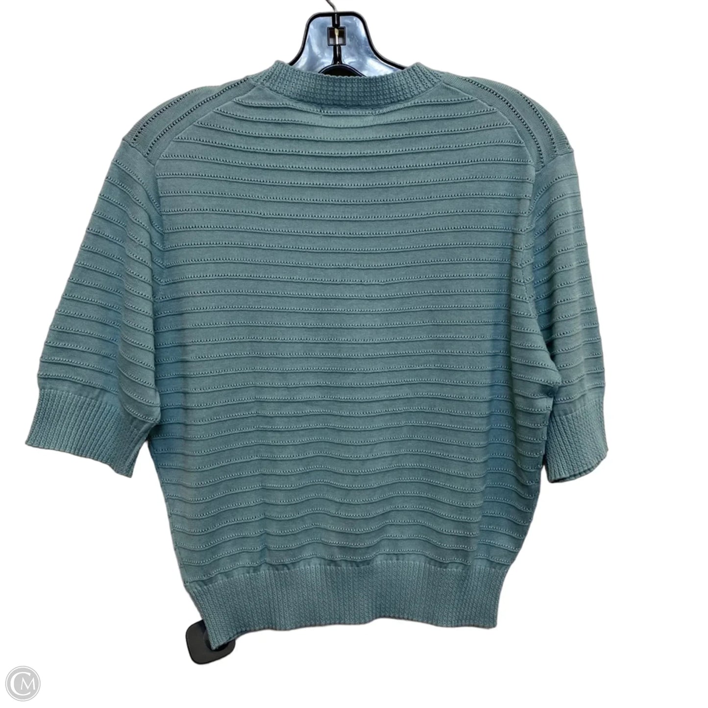 Top Short Sleeve Designer By Frye In Green, Size: S