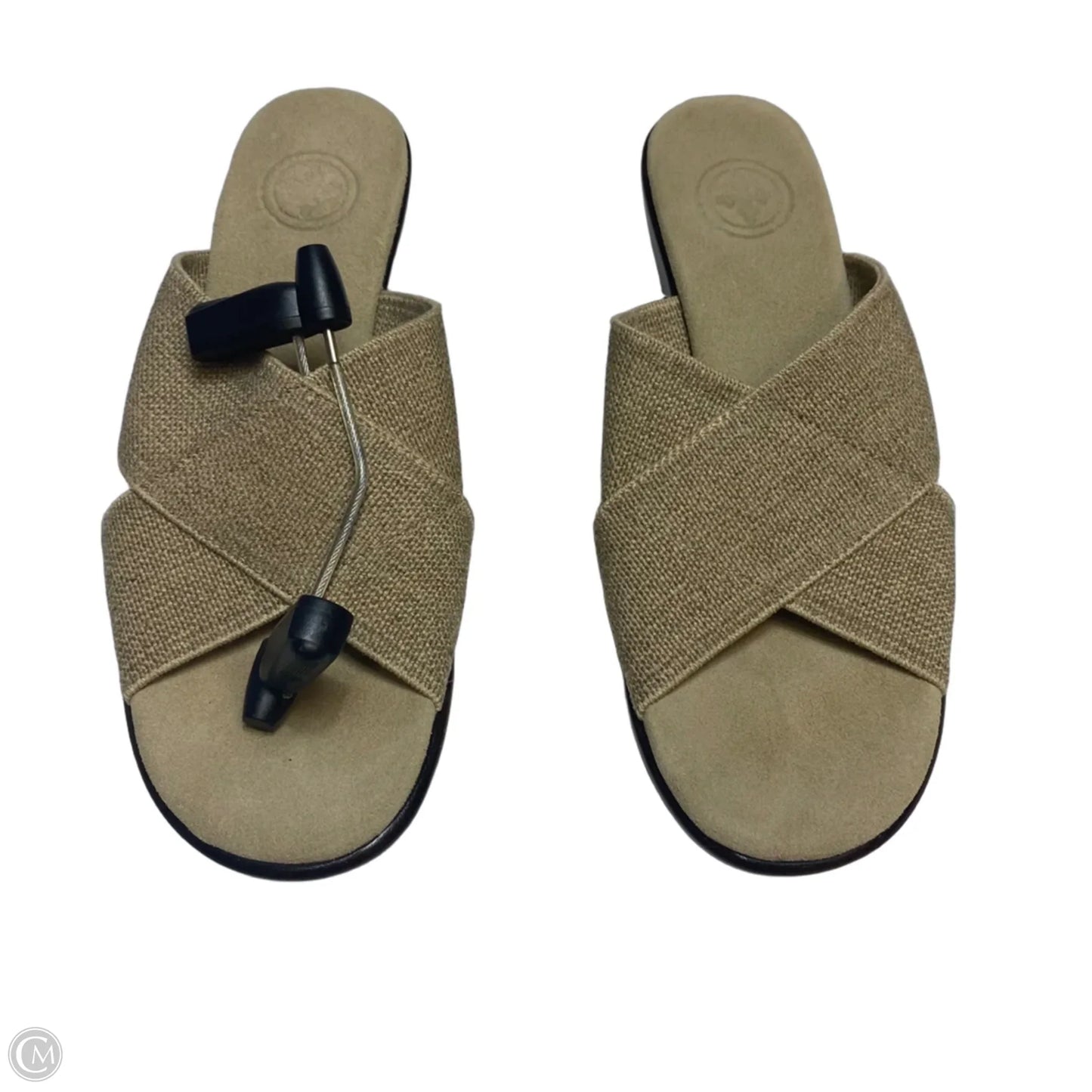 Sandals Heels Wedge By Charleston Shoe Co In Tan, Size: 7