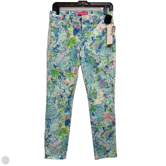 Jeans Designer By Lilly Pulitzer In Blue & Green, Size: 4