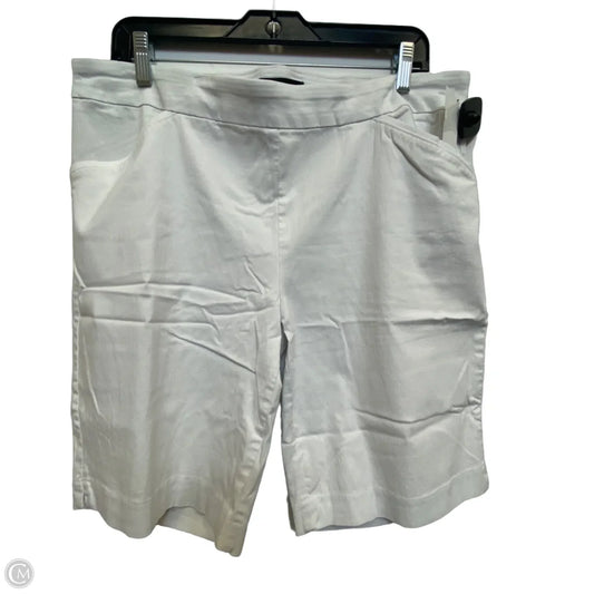 Shorts By Liz Claiborne In White, Size: Xl