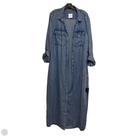 Dress Casual Maxi By Velvet Heart In Blue Denim, Size: Xl