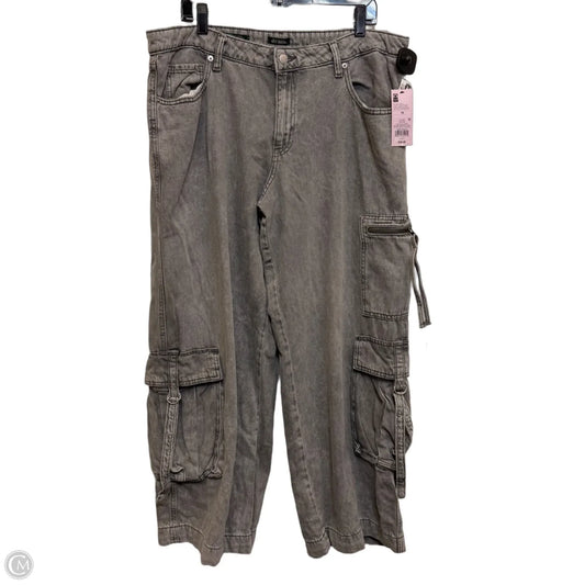 Jeans Wide Leg By Wild Fable In Grey Denim, Size: 16