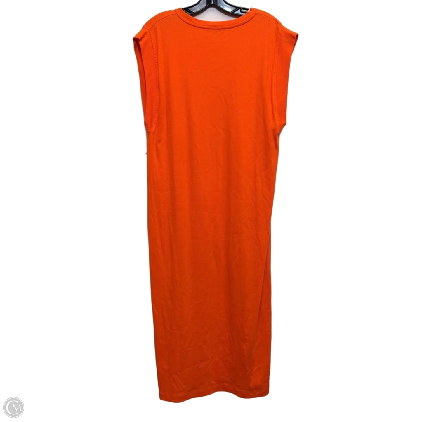 Dress Casual Maxi By Zara In Orange, Size: L