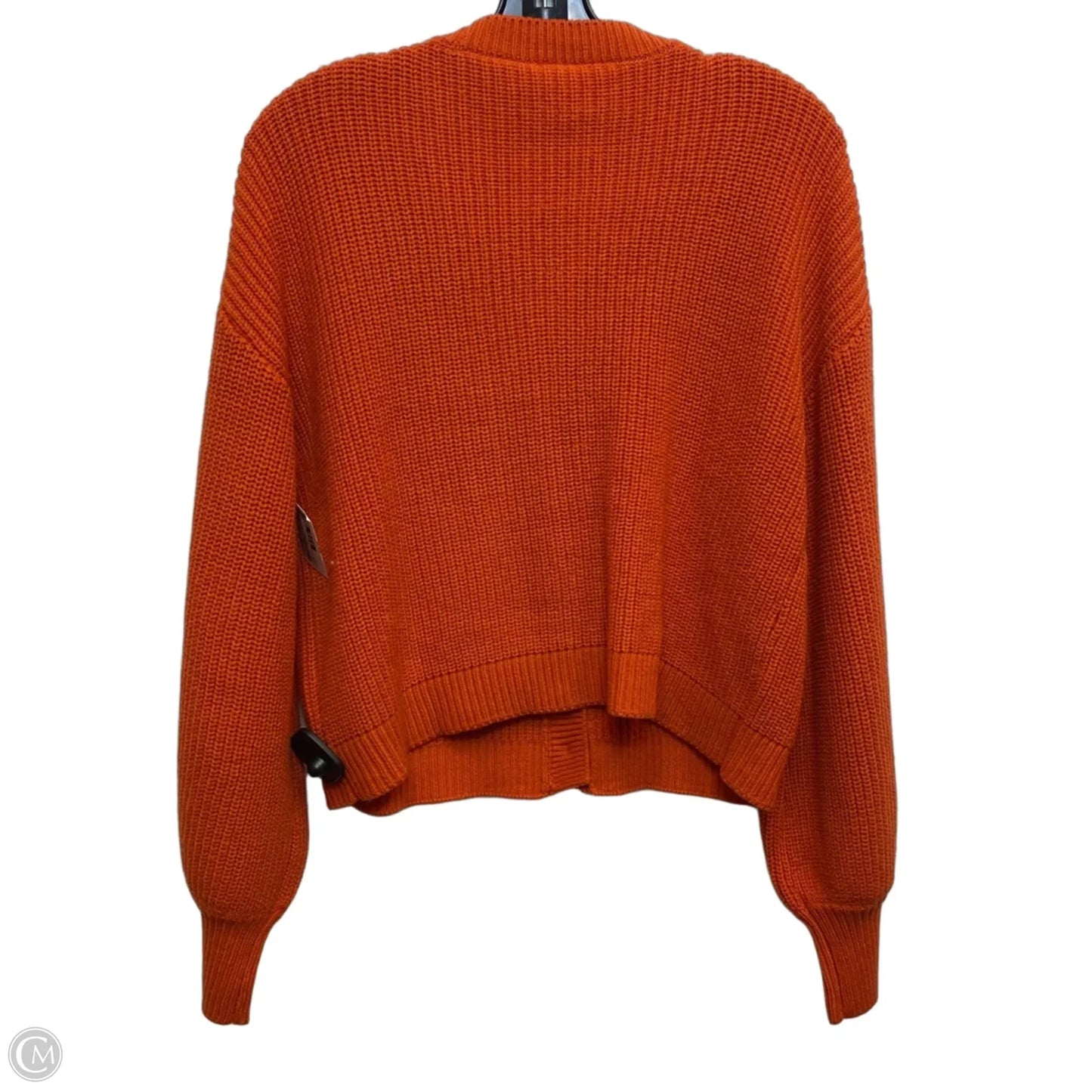 Sweater Cardigan By Wynne Layers In Orange, Size: S