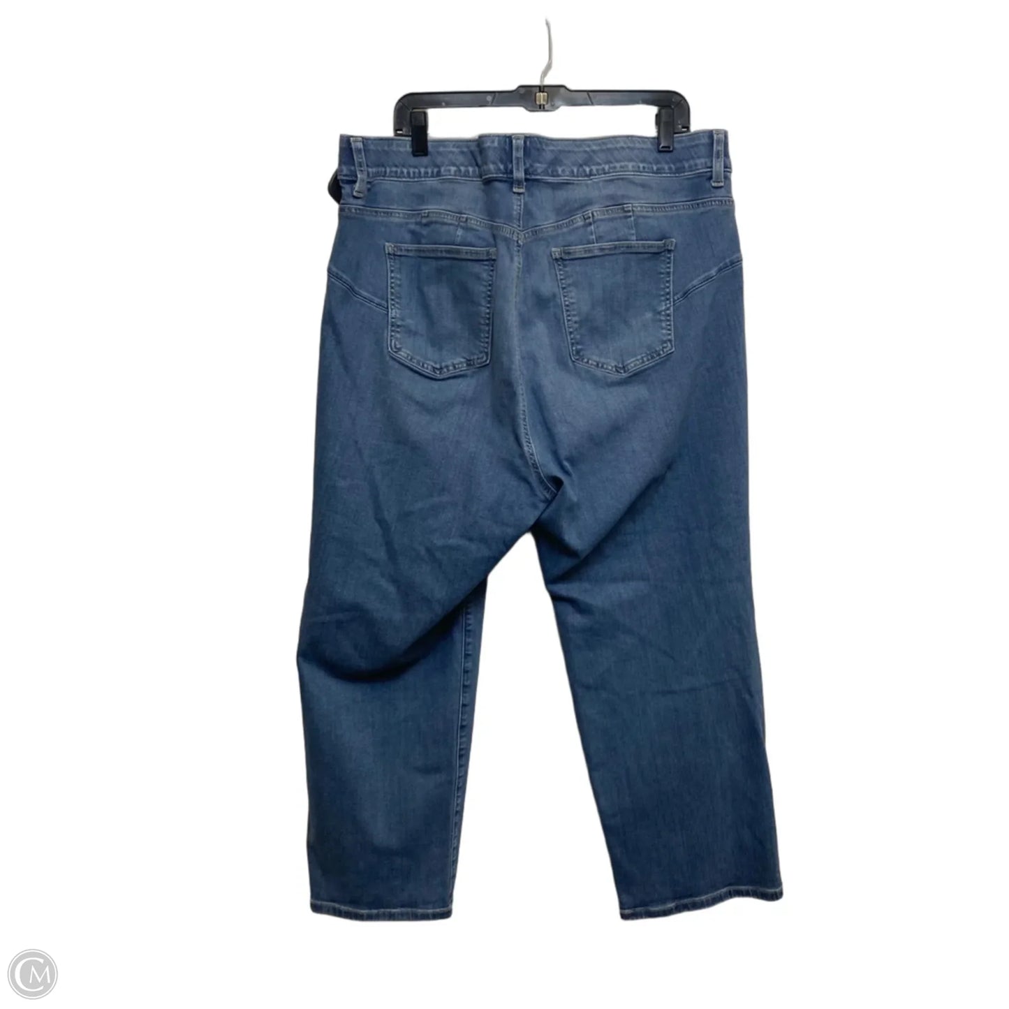 Jeans Straight By Torrid In Blue Denim, Size: 22