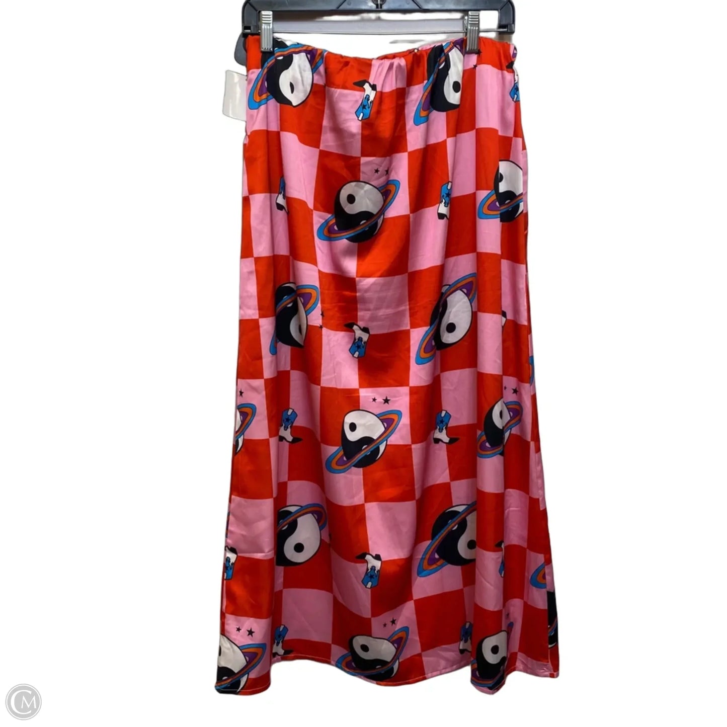 Skirt Maxi By Dressed in LALA In Pink & Red, Size: L