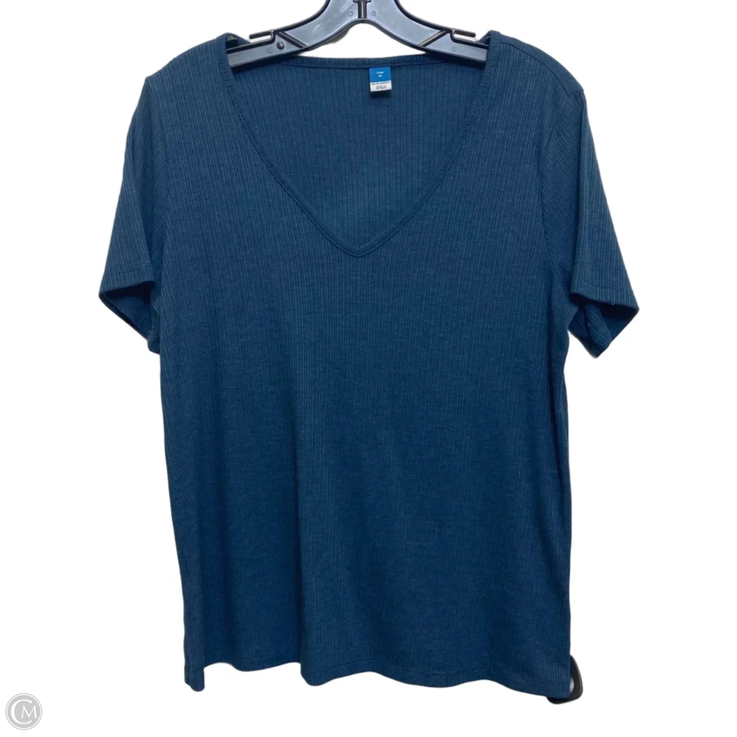 Top Short Sleeve By Old Navy In Blue, Size: M
