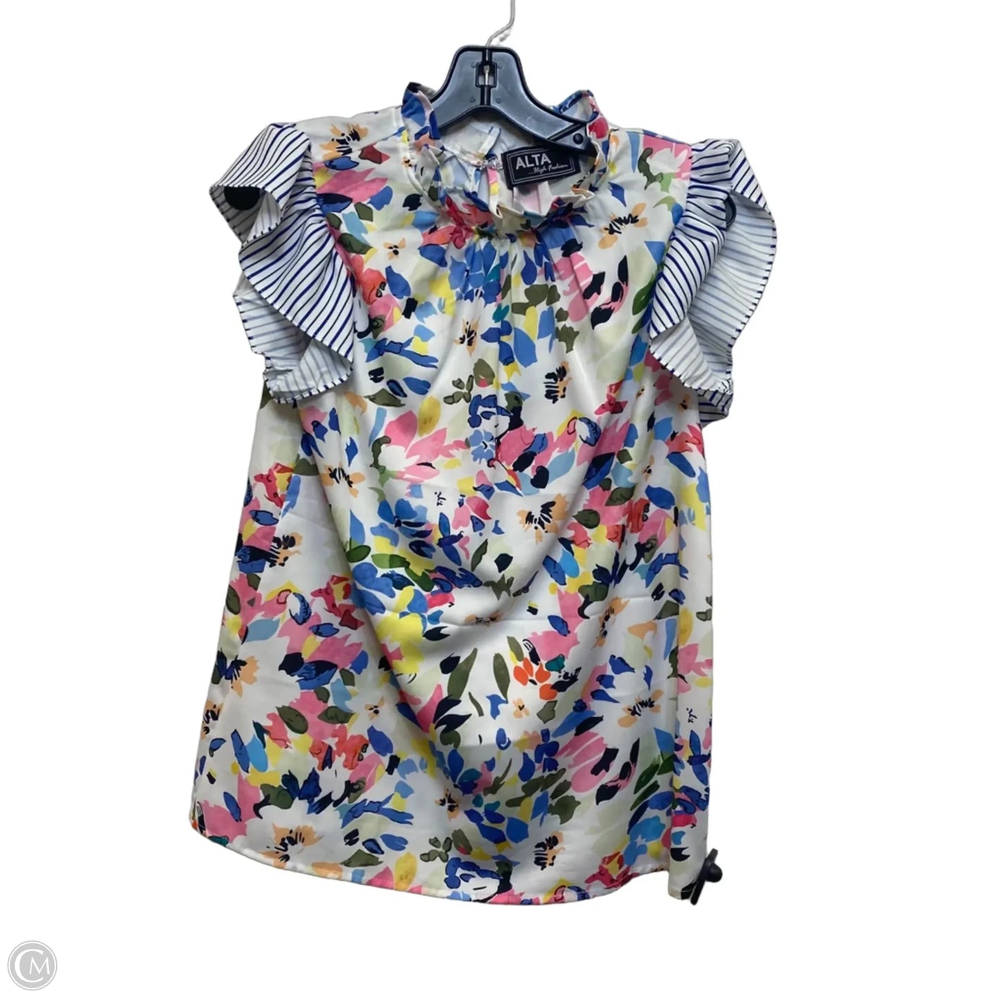 Top Sleeveless By ALTA In Blue & Pink, Size: M