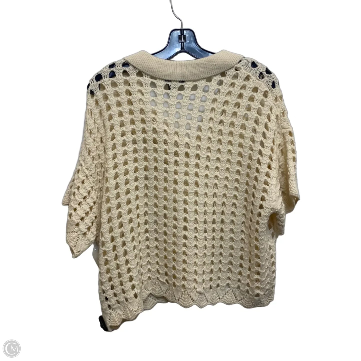 Top Short Sleeve By A Byer In Cream, Size: M