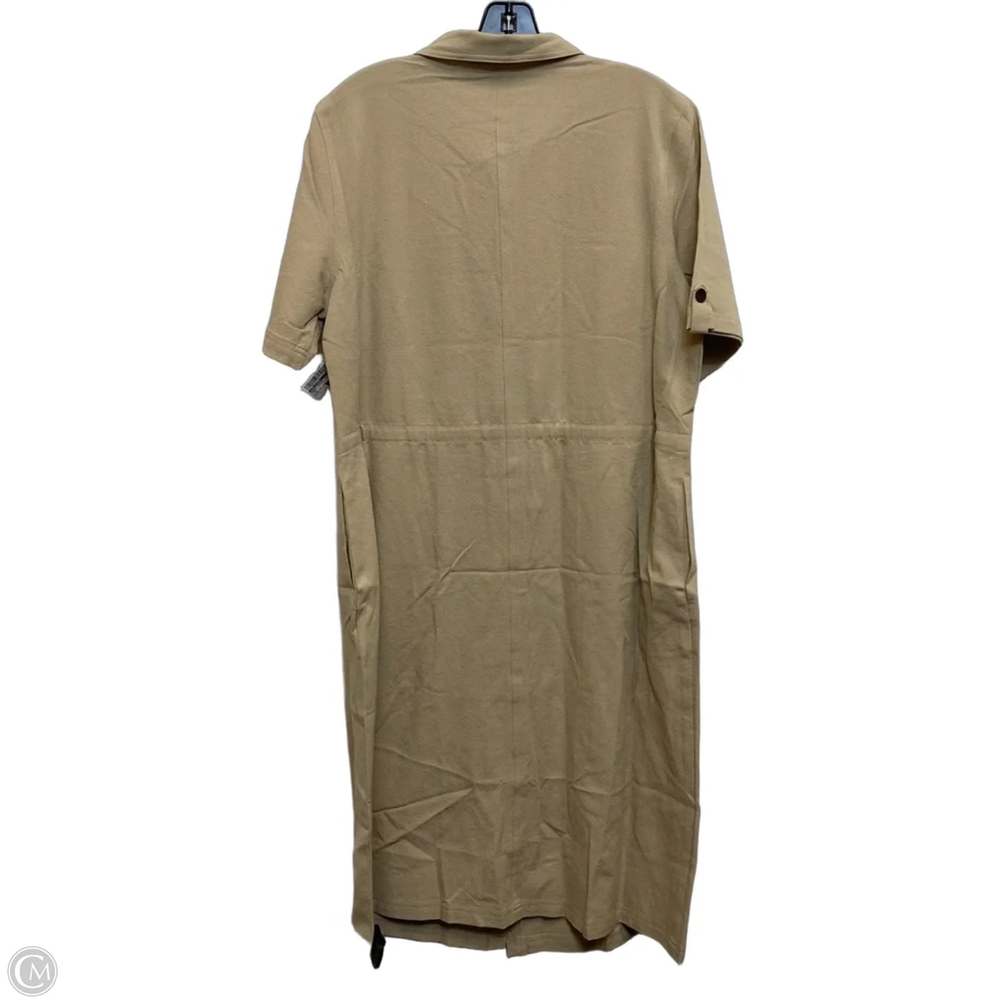 Dress Casual Midi By Appleseeds In Tan, Size: L