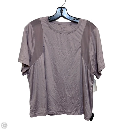 Athletic Top Short Sleeve By Nike Apparel In Purple, Size: Xl