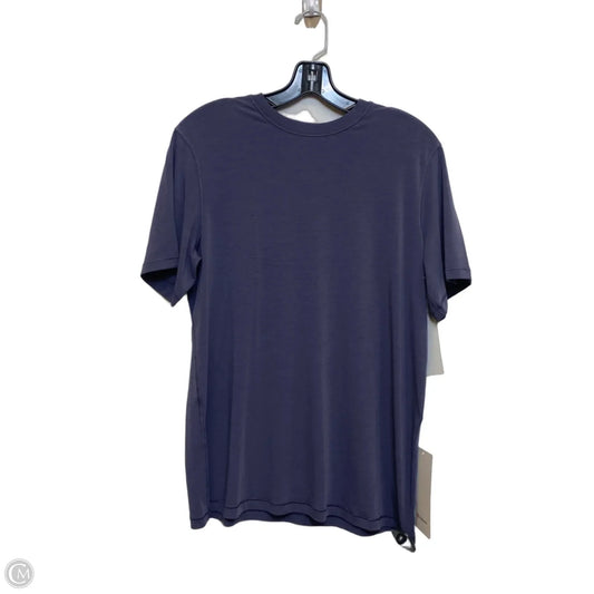 Athletic Top Short Sleeve Designer By Lululemon In Purple, Size: S