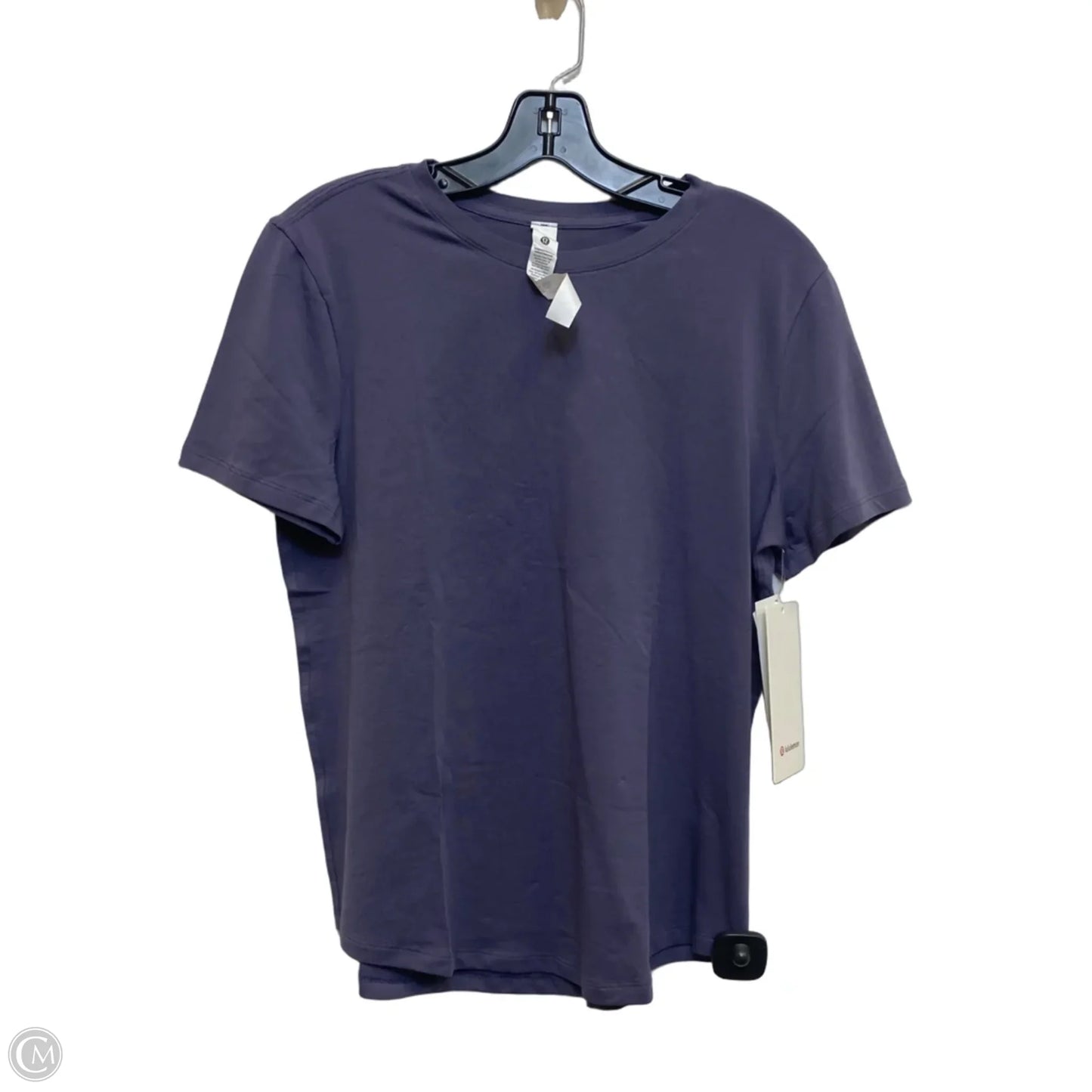 Athletic Top Short Sleeve Designer By Lululemon In Purple, Size: M