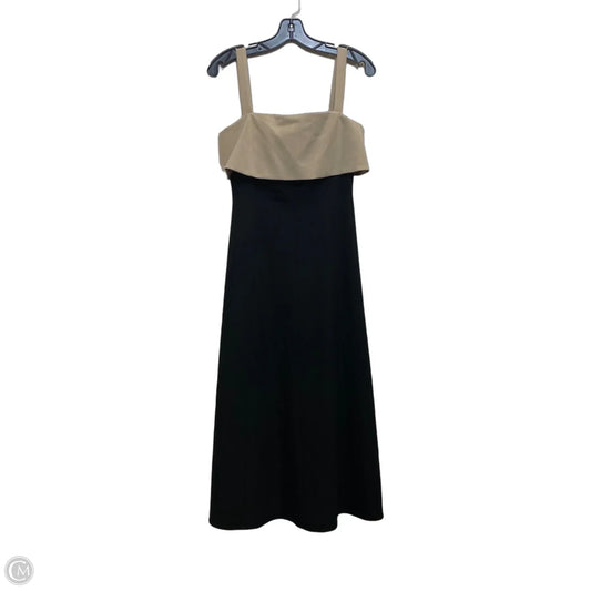 Dress Casual Maxi By Rue Sophie In Black & Tan, Size: S