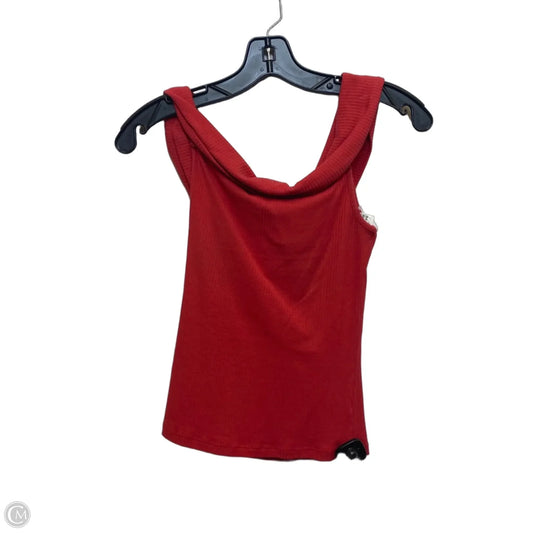 Top Sleeveless By Old Navy In Red, Size: Xs