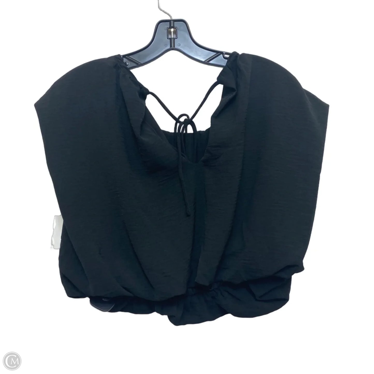 Top Sleeveless By Blu Pepper In Black, Size: L