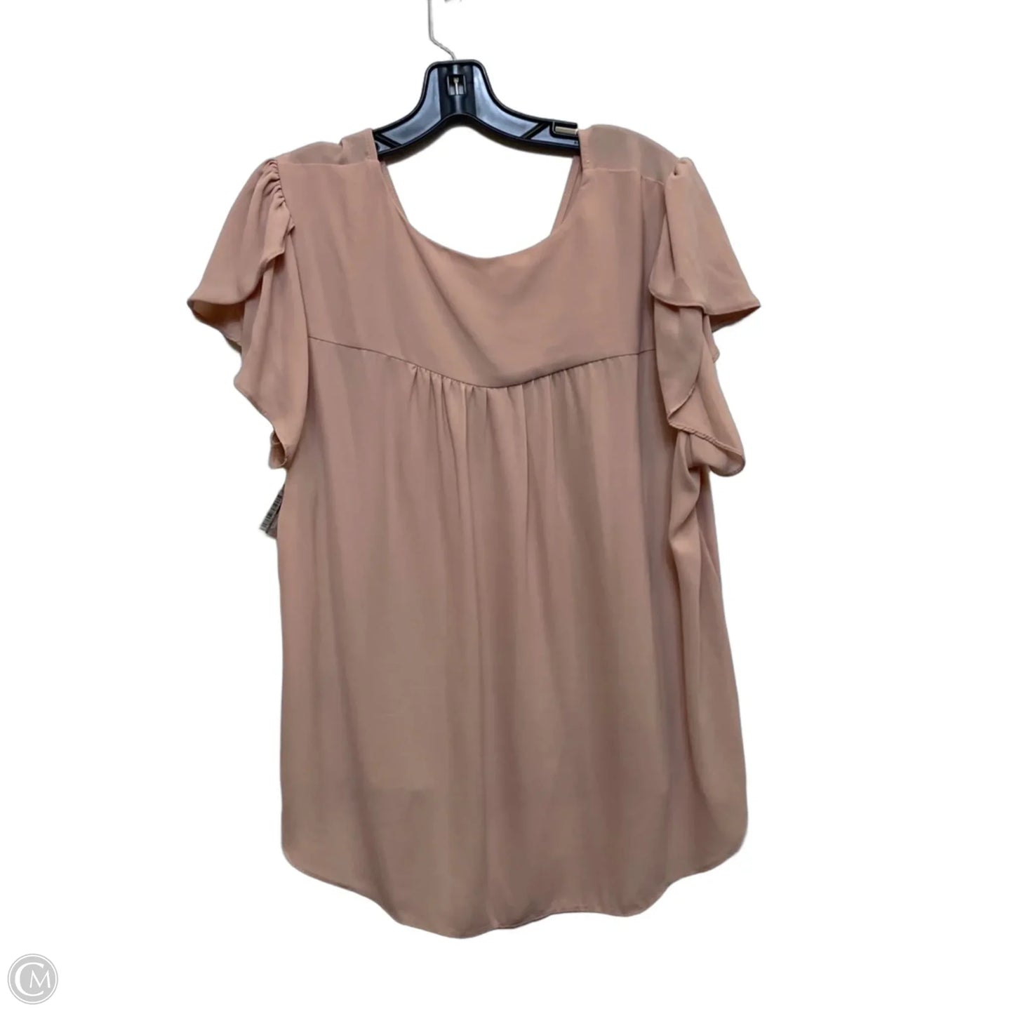 Top Sleeveless By Philosophy In Pink, Size: 1x