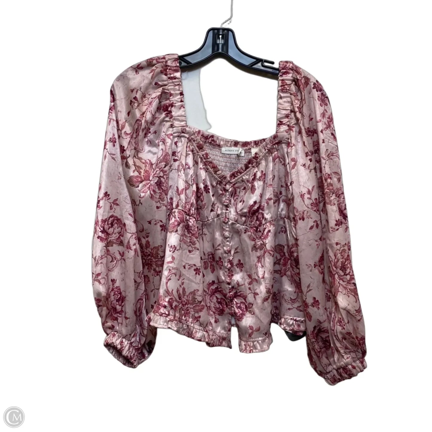 Top Long Sleeve By Altard State In Pink, Size: M