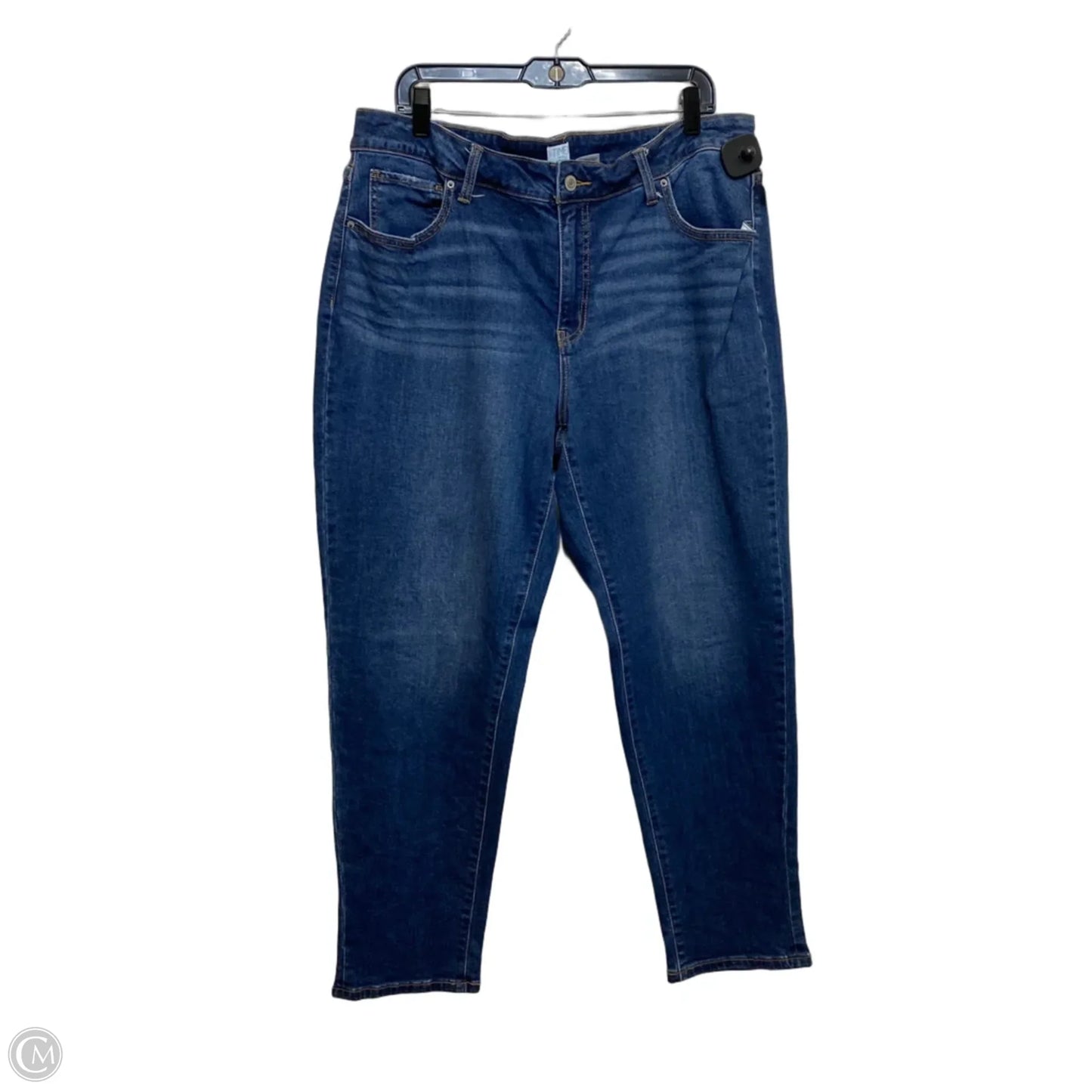 Jeans Skinny By Time And Tru In Blue Denim, Size: 18