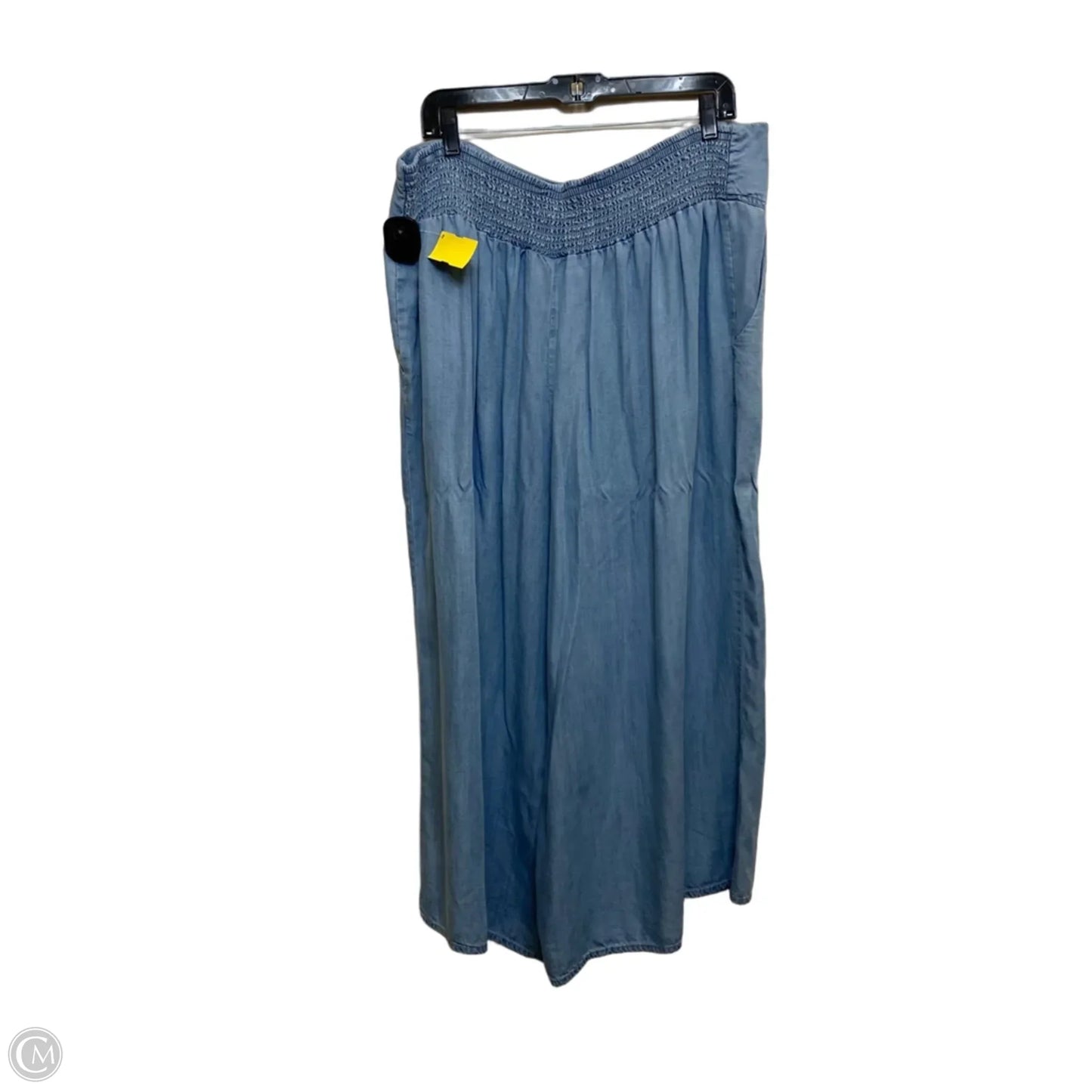 Pants Wide Leg By Cato In Blue, Size: 1x