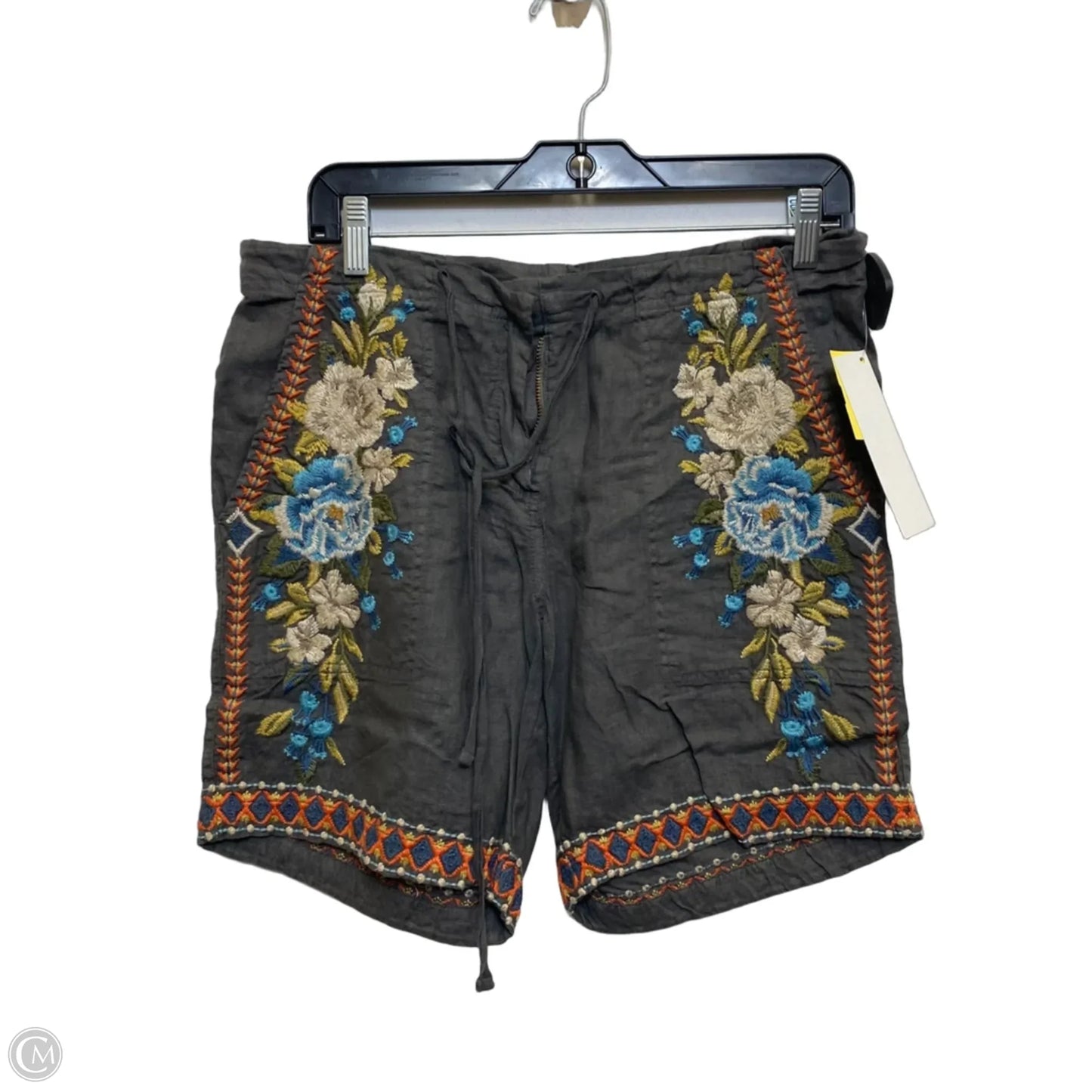Shorts Designer By Johnny Was In Grey, Size: Xs