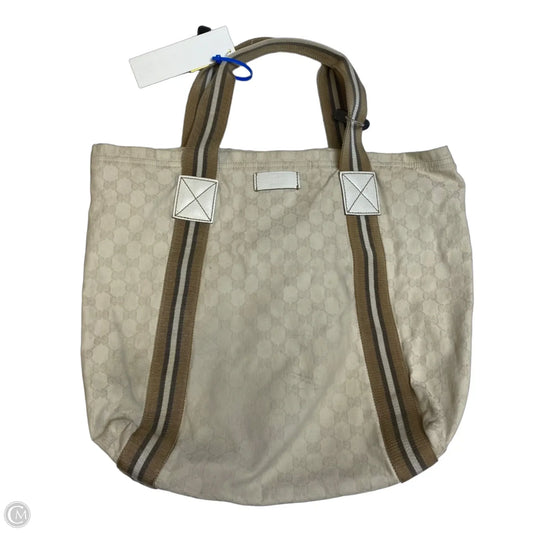 Tote Luxury Designer By Gucci, Size: Medium