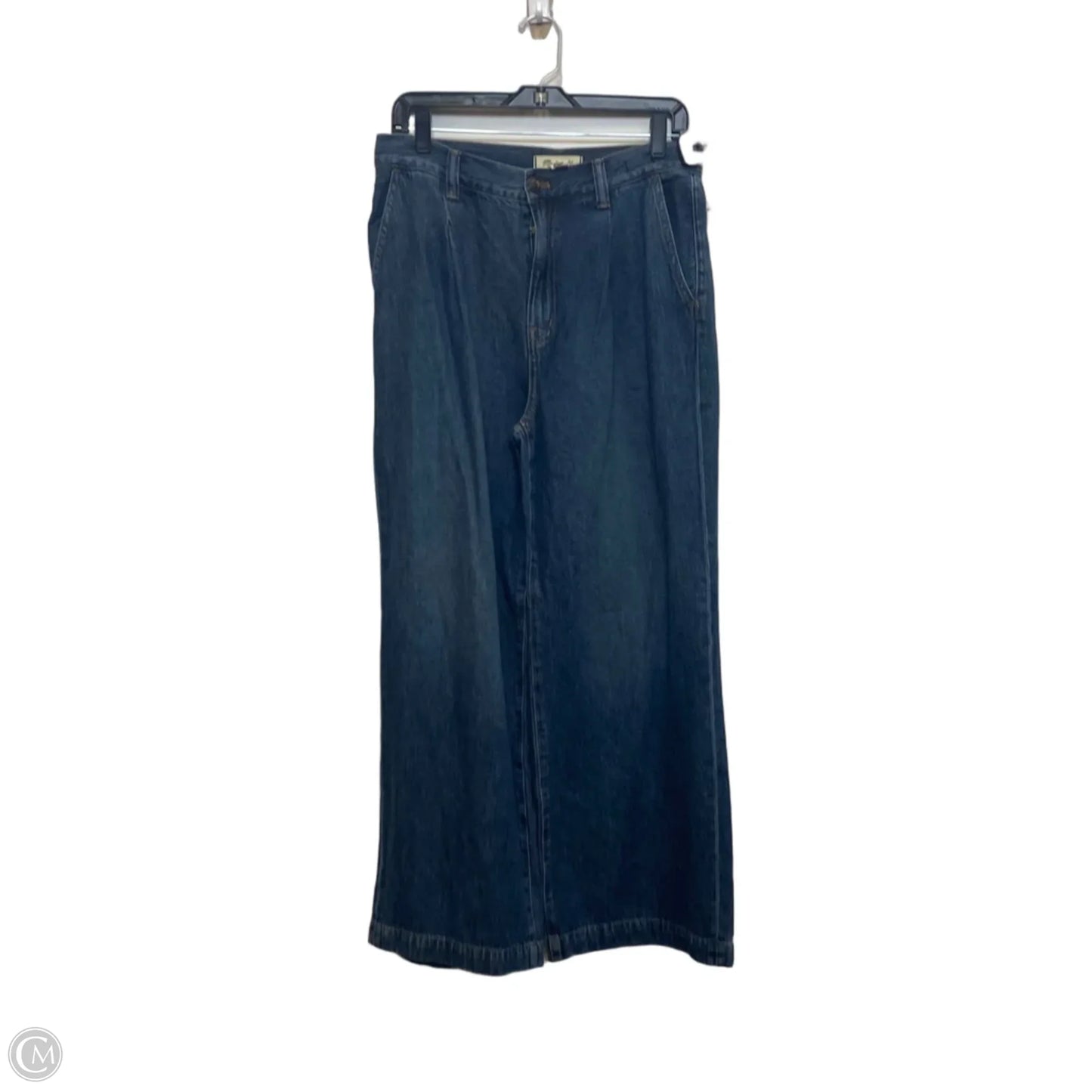 Jeans Wide Leg By Madewell In Blue Denim, Size: 8